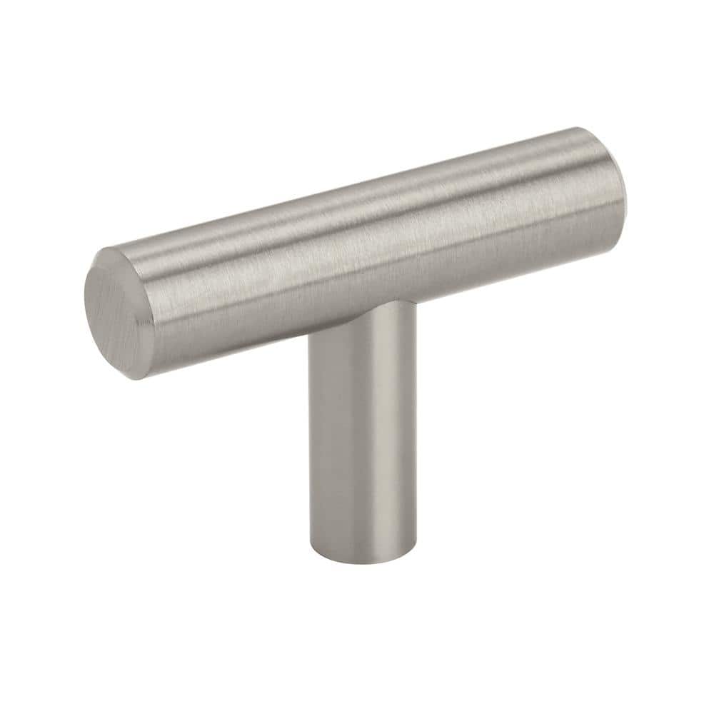 Bar Pulls 1-15/16 in. (49mm) Length Modern Satin Nickel Bar Cabinet Knob price history on PriceWatchPro