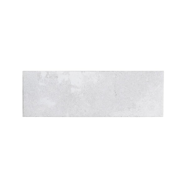 Jeffrey Court Stone Creek Gray 4 in. x 12 in. Matte Porcelain Floor and Wall Tile (0.302 sq. ft.)