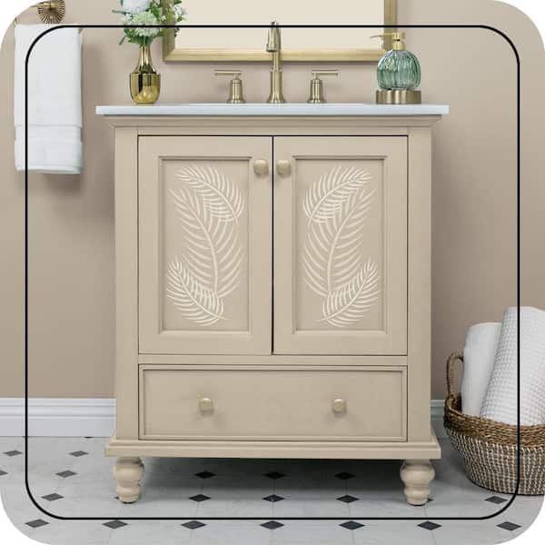 1 qt. #HDC-NT-09 Basic Khaki Interior Chalk Finish Paint