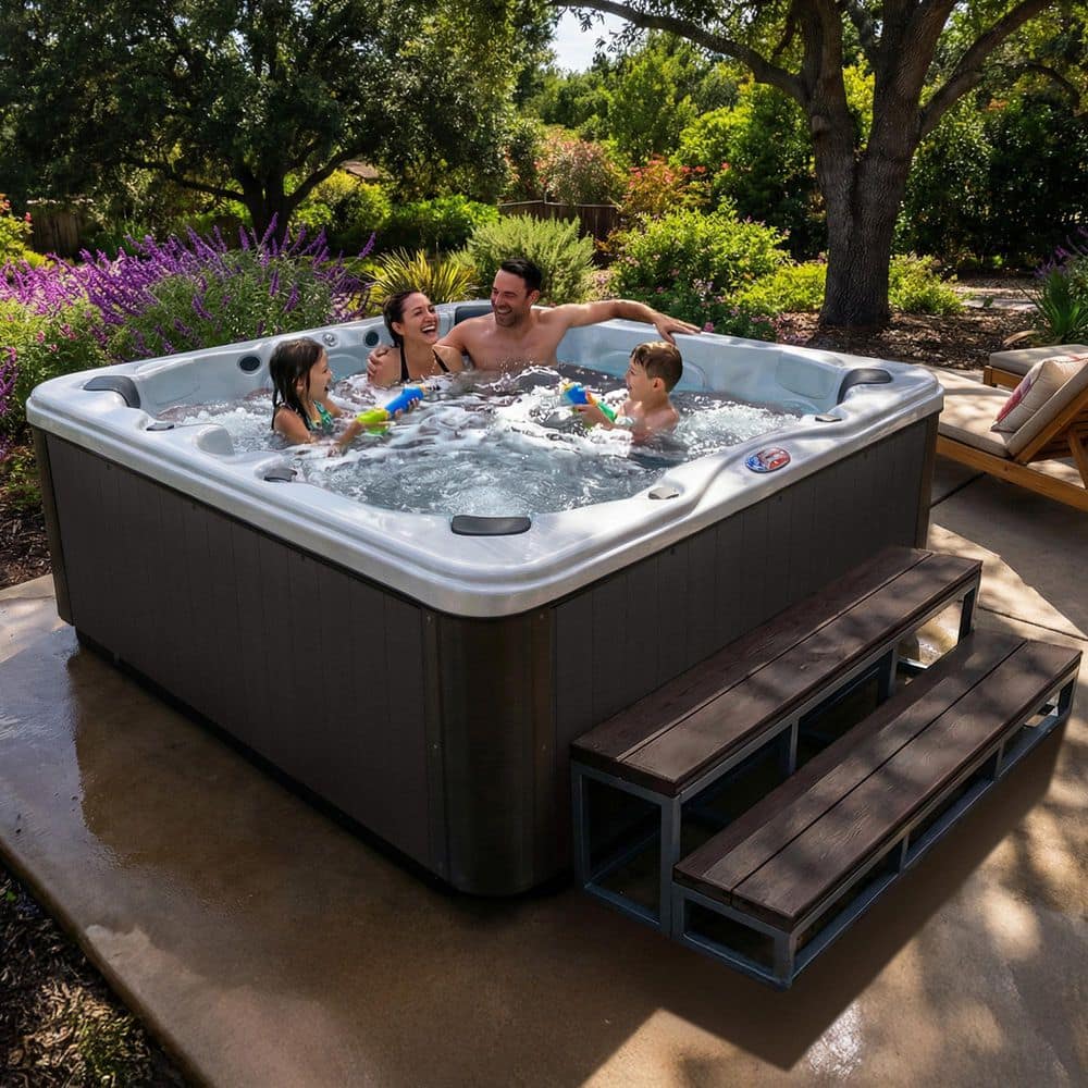 American Spas 6-Person 100-Jet Premium Acrylic Lounger Spa