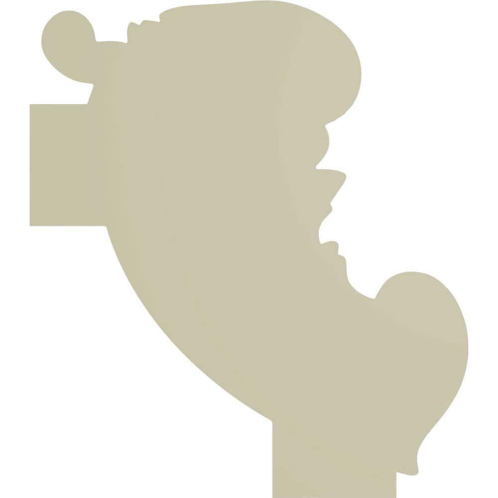 Primed Urethane Decorative Corner Panel Moulding, 13.25" x 10.63"