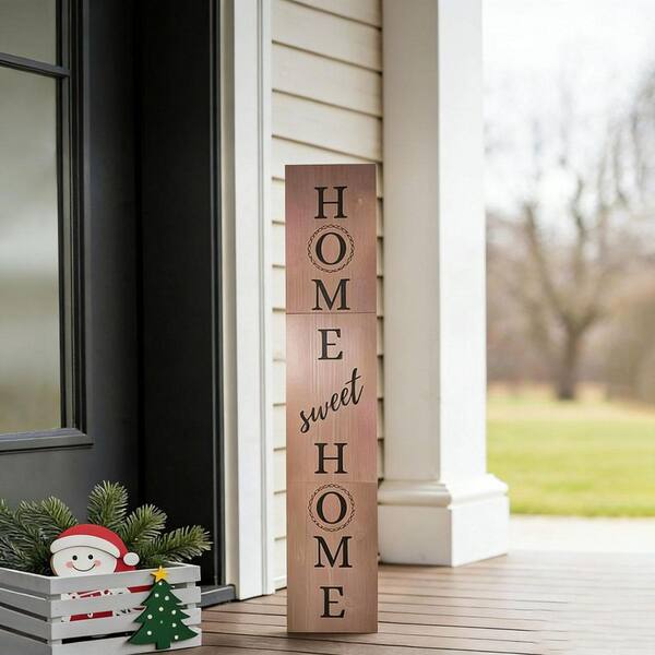 Brown Welcome Porch Wall Sign for Front Porch HPDQ84FD76 - The