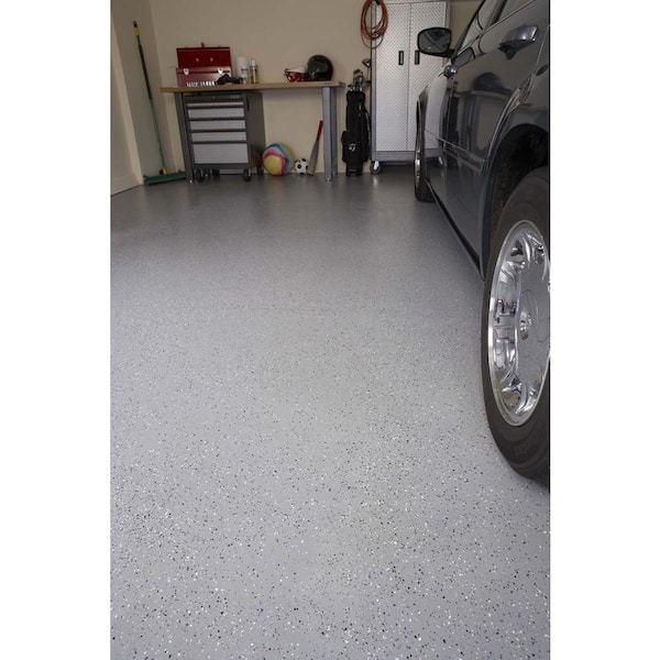 Rust-Oleum EpoxyShield - 2 Gal. Gray 2-Part High-Gloss Epoxy Garage Floor Coating Kit