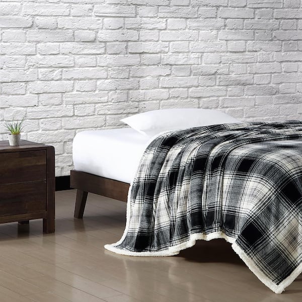 Buffalo plaid blanket king hot sale