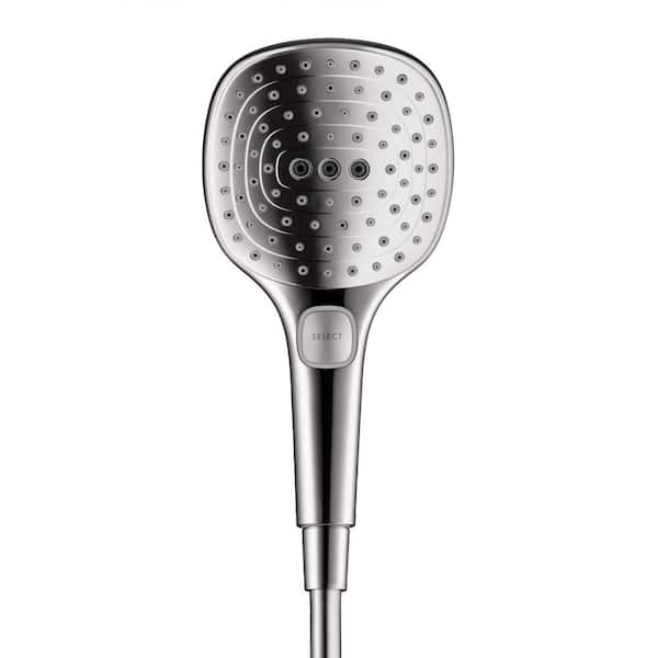 Hansgrohe 3-Spray 5.9 in. Single Wall Mount Handheld Rain Shower