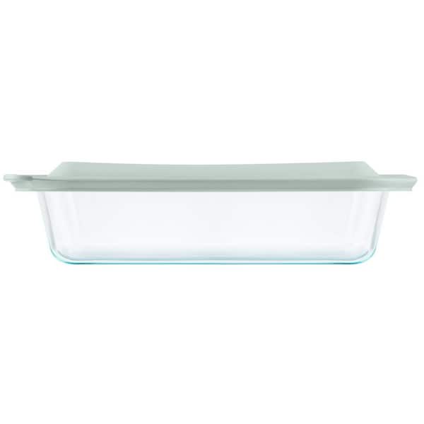 Pyrex® 3-quart, 9 X 13 Glass Baking Dish with Blue Lid - Larry