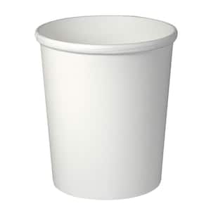 Flexstyle 32 oz. White Double Poly Paper Containers (500-Pack)