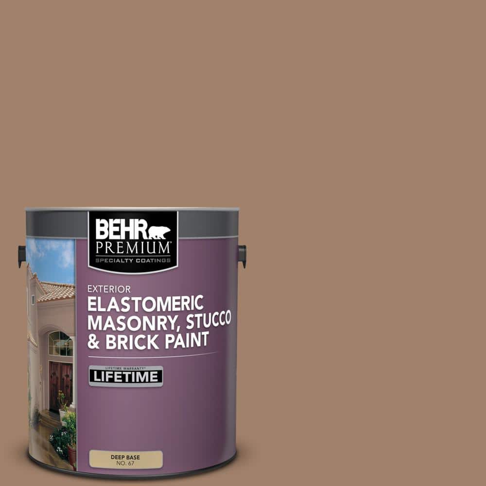 1 gal. #280F-5 New Chestnut Elastomeric Masonry, Stucco and Brick Exterior Paint price history on PriceWatchPro