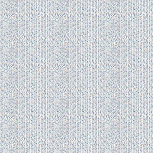 Stained Glass Stripe Teal/Navy/Tan Matte Finish Non-Woven Paper Non-Pasted Wallpaper Roll