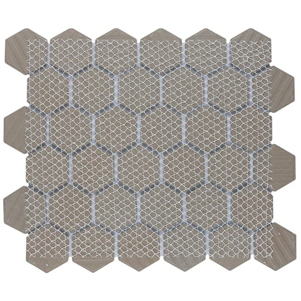 Denim Hexagon Tile  Blue Honeycomb Ceramic Tile – Mercury Mosaics