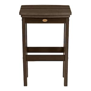 Lehigh Weathered Acorn Recycled Plastic Outdoor Bar Stool