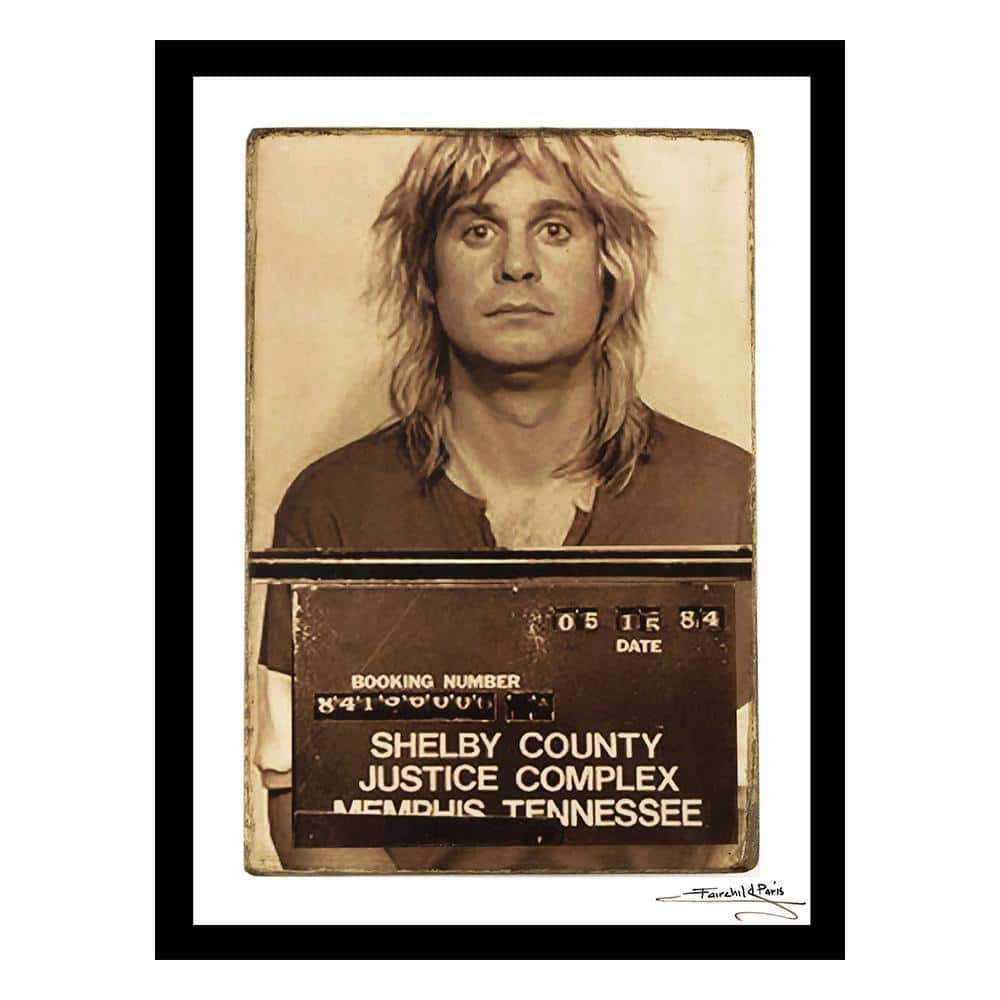 VENICE BEACH Collections Ozzy Osbourne 1984 Mugshot by Unknown 1