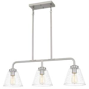 Westinghouse Chaddsford 6-Light Brushed Nickel Chandelier with Frosted ...