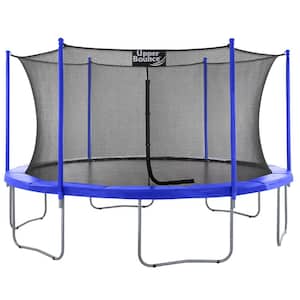 Machrus Upper Bounce 16 ft. Round Trampoline Set with Safety Enclosure System Outdoor Trampoline for Kids and Adults