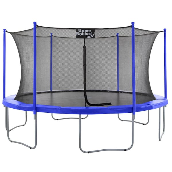 Upper Bounce Machrus Upper Bounce 16 ft. Round Trampoline Set with Safety Enclosure System Outdoor Trampoline for Kids and Adults