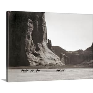 "Canyon De Chelly, 1904" by Edward Curtis Canvas Wall Art
