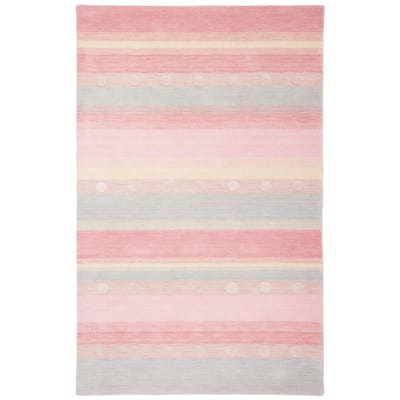 Kids Light Blue/Pink 8 ft. x 10 ft. Area Rug