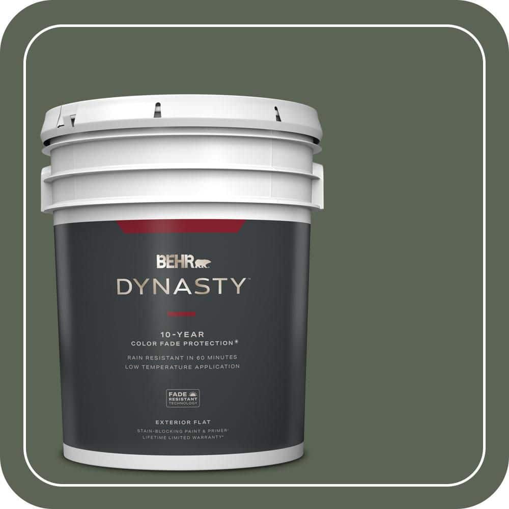 5 gal. #T13-16 Pine Cone Pass Flat Exterior Stain-Blocking Paint & Primer price history on PriceWatchPro