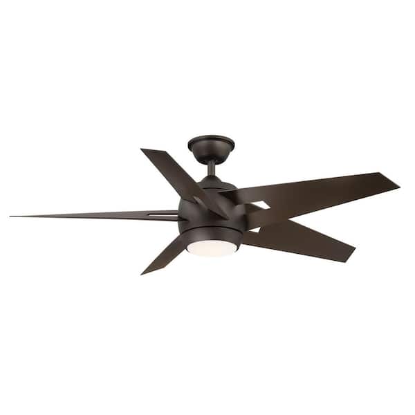 Point Aire 52 in. LED Espresso Bronze Ceiling Fan with Light