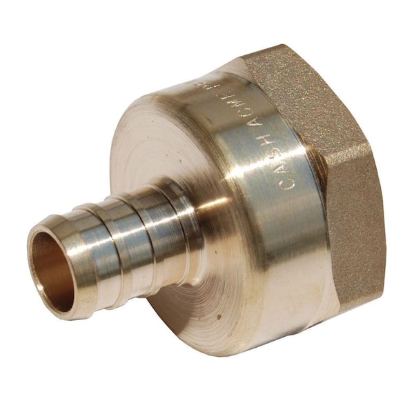 SharkBite 1/2 in. PEX Barb x 3/4 in. FIP Brass Reducing Adapter Fitting