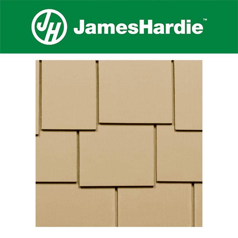 H&Rダニエル　シュールーズベリーシェイププレート James Hardie Hardie Shingle HZ10 15.25 in. x 48 in. Primed