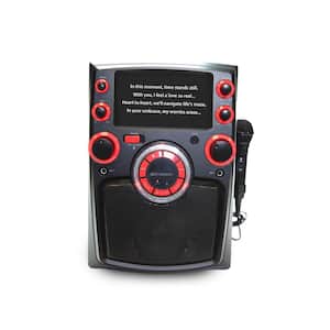 Portable Bluetooth Karaoke System with 7 in. LCD Display, Black (EK-6002)
