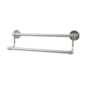Tango Collection 18 in. Double Towel Bar in Satin Nickel