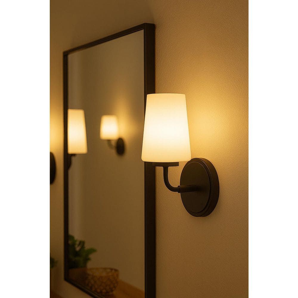 Kline 5.0 in. 1 Light Black Vanity Light price history on PriceWatchPro