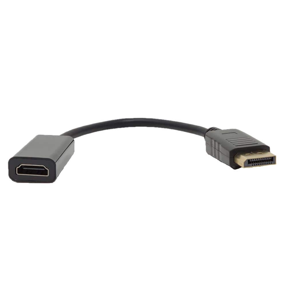 Der er en tendens Slumber modbydeligt Micro Connectors, Inc 9 in. DisplayPort to HDMI Adapter DP-HDMI-9 - The  Home Depot