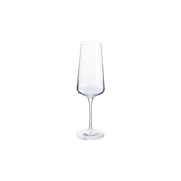 Sociaal Onnodig Chronisch Home Decorators Collection Genoa 12 oz. Lead-Free Crystal Champagne Flutes  (Set of 8) 27393020006 - The Home Depot