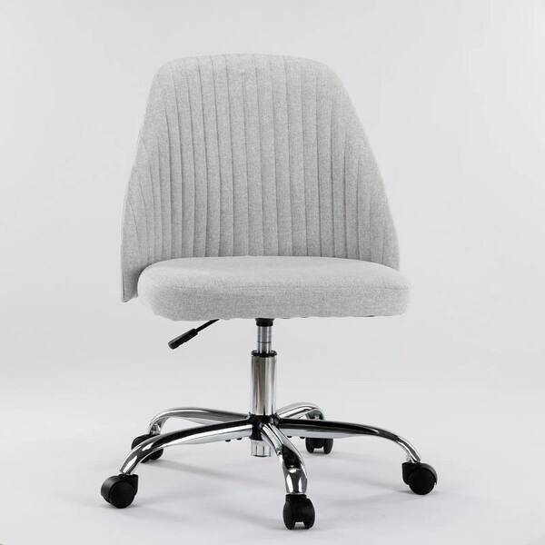 grey desk chair no arms