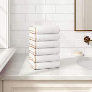 FRESHFOLDS White Rosewood Quick-Dry Cotton Boho-Inspired Border