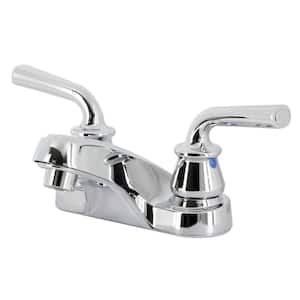 Restoration 4 in. Centerset 2-Handle Bathroom Faucet in Polished Chrome