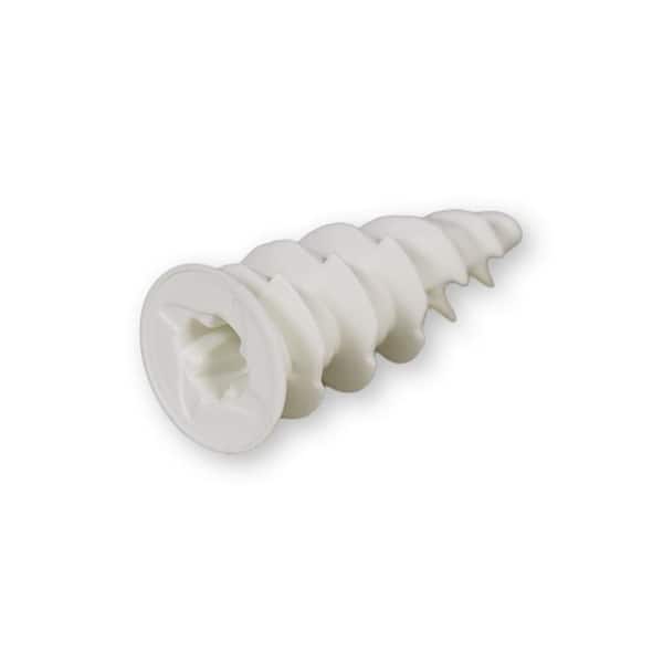 WALLDRILLER #6 Nylon Anchor with Screws (Pack-100) 013KI - The