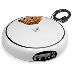 40-oz 5 Meal Automatic Pet Feeder - Wet or Dry Food for Dogs and Cats