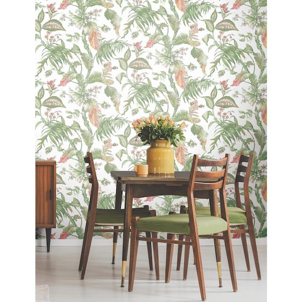 Fiji Garden Pink Peel and Stick Wallpaper