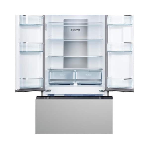 Cosmo 30 in. 17.5 cu. ft. Counter Depth 3-Door French Door