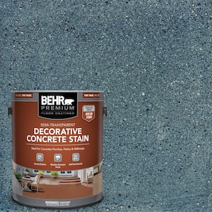 1 gal. #DCS-827 Late Sky Semi-Transparent Flat Interior/Exterior Decorative Concrete Stain