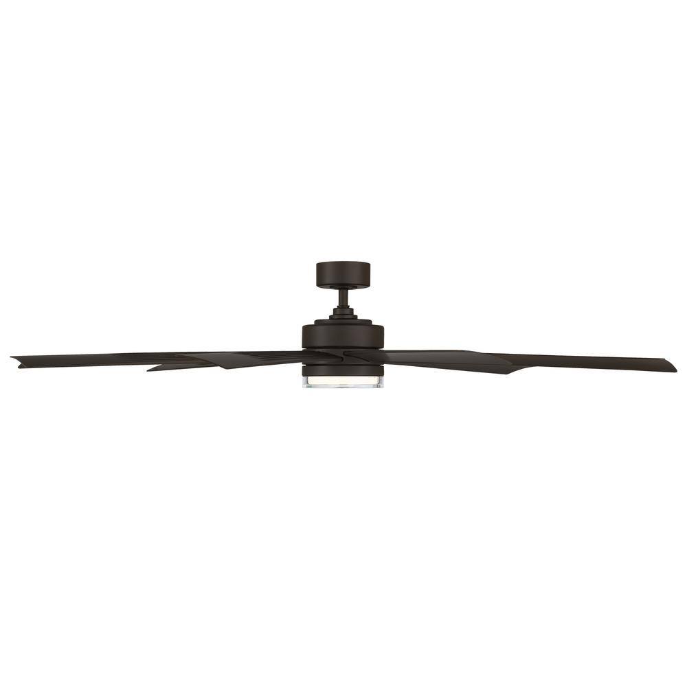 Wynd XL Bronze 72" Smart Ceiling Fan with LED Light and Remote