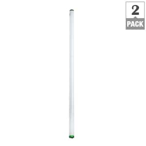 32-Watt 4 ft. Linear T8 Fluorescent Light Bulb, Soft White (2-Pack)