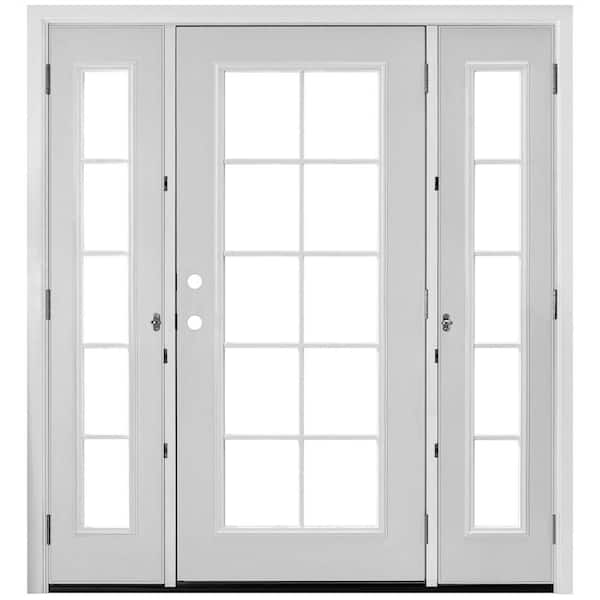 Masonite 72 In X 80 Primed White, Masonite Patio Doors With Sidelites