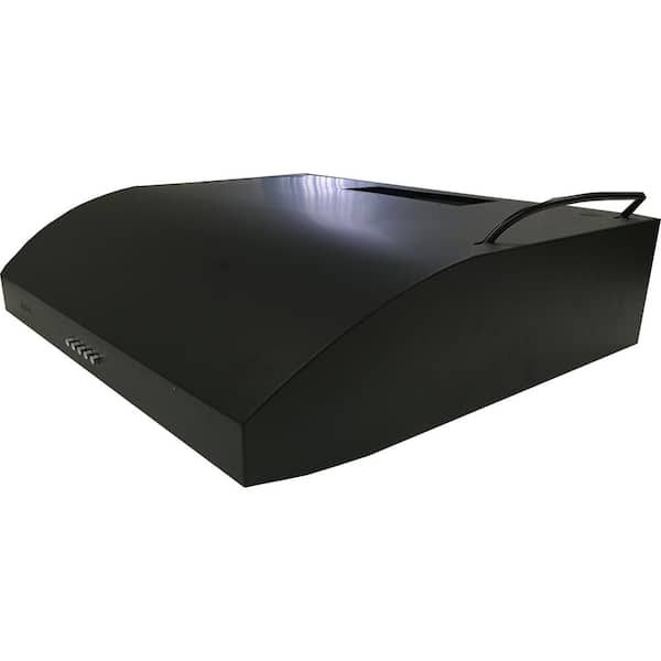 Classic 24 in. 300 CFM Undermount Range Hood with LED Light in Black