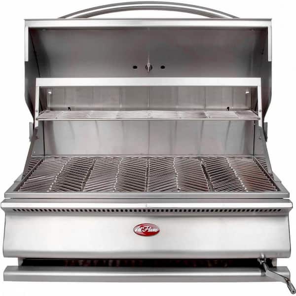 Cal Flame G-Series 31 in. Built-In Stainless Steel Charcoal Grill
