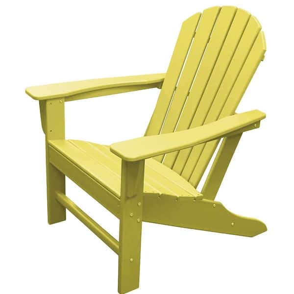 NewTechWood Atlantic Classic Curveback Sunburst Plastic Outdoor Patio Adirondack Chair