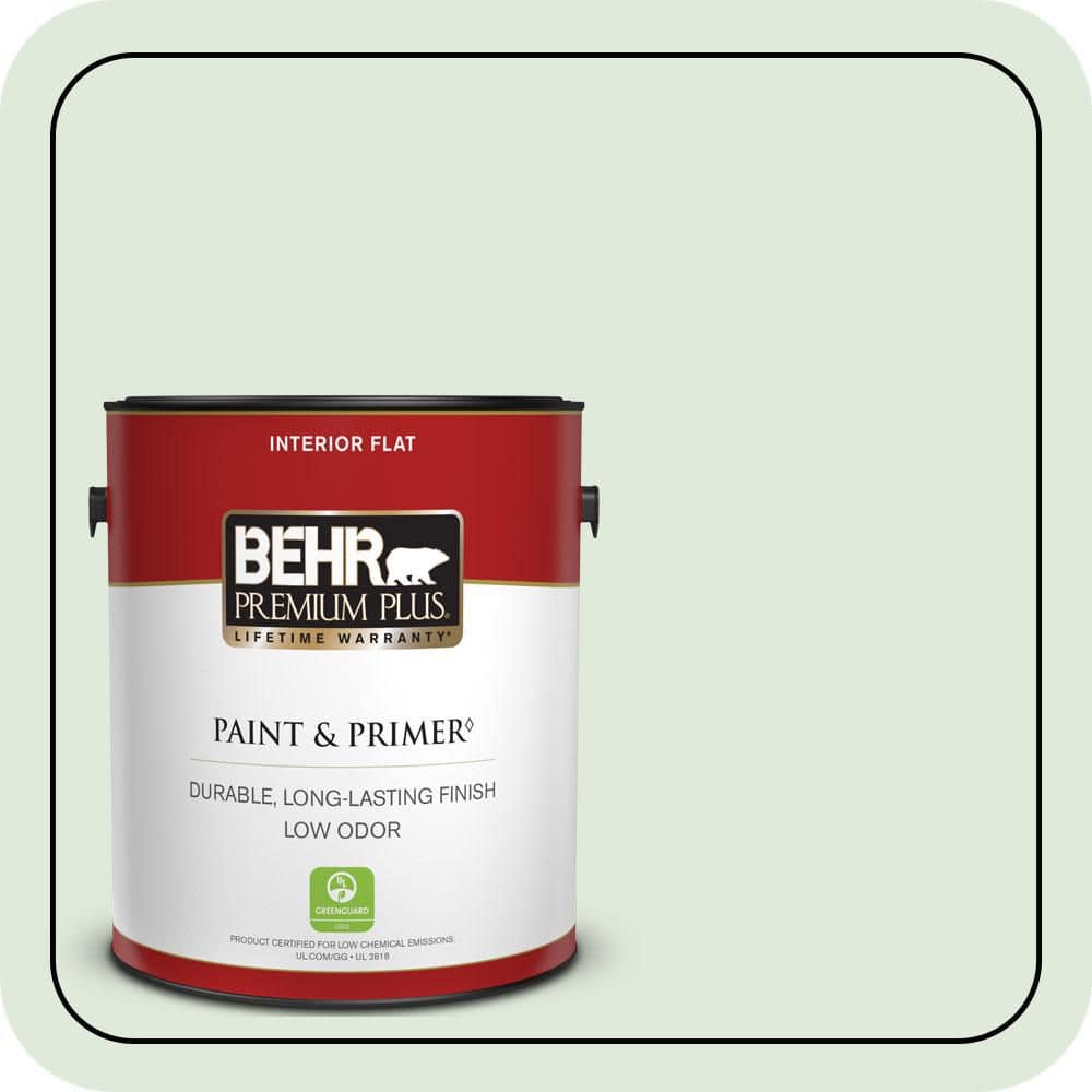 1 gal. #440E-1 Relaxing Green Flat Low Odor Interior Paint & Primer price history on PriceWatchPro