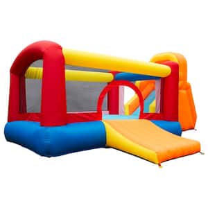 Double Slide Backyard Bouncer Inflatable Slide & Bounce House