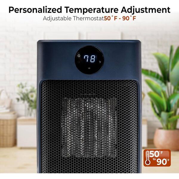 Comfort Zone 1500-Watt 10 in. Electric Fan-Forced Oscillating