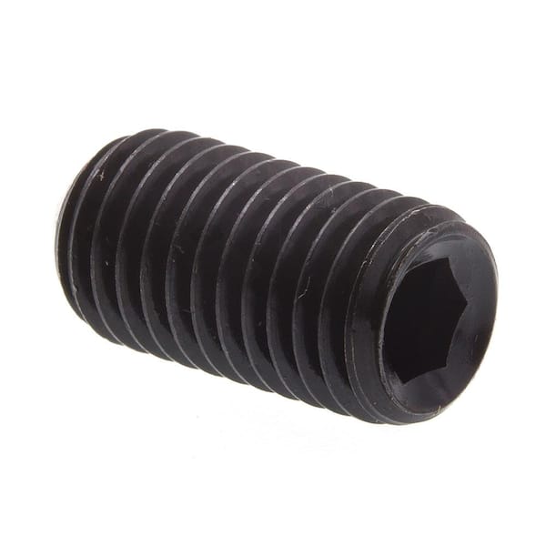 Prime-Line 1/4 in.-28 TPI x 1/2 in. Internal Hex Black Oxide Coated Steel Screws Set (25-Pack)