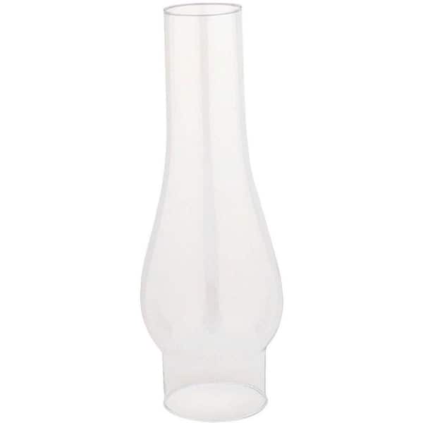 Westinghouse 10 in. Handblown Clear Chimney with 2-5/8 in. Fitter and 3-5/8 in. Bulge