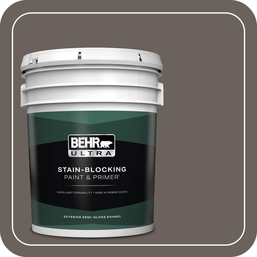 5 gal. #T11-8 Back Stage Semi-Gloss Enamel Exterior Paint & Primer product image for price tracking